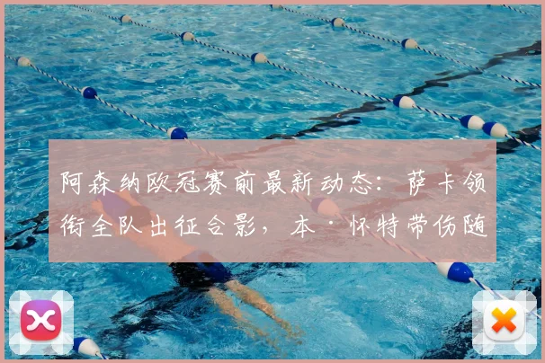 阿森纳欧冠赛前最新动态：萨卡领衔全队出征合影，本·怀特带伤随行引关注
